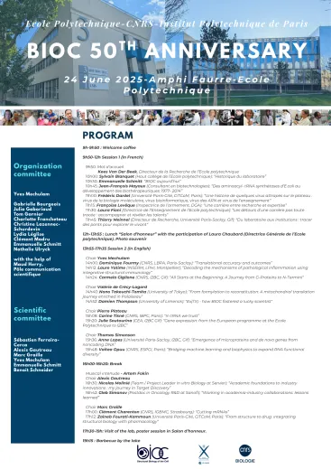 BIOC's 50th year celebration to be held on June 24th, 2025