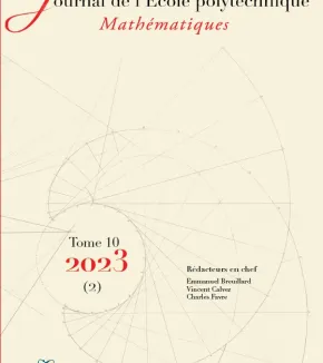 Tome 10, volume 2 - 2023 - Journal de l'École polytechnique