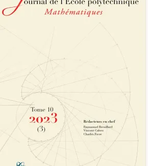 Tome 10, volume 3 - 2023 - Journal de l'École polytechnique