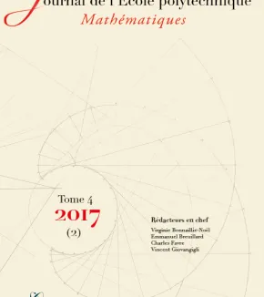 Tome 4 - volume 2 - 2017 - Journal de l'École polytechnique 