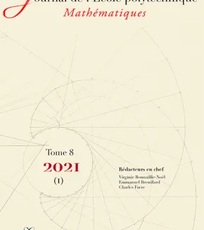 Tome 8, volume 1 - 2021 - Journal de l'École polytechnique