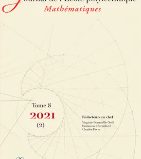 Tome 8, volume 2 - 2021 - Journal de l'École polytechnique 