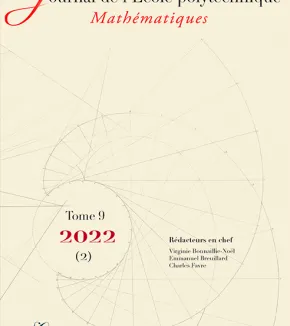 Tome 9, volume 2 - 2022 - Journal de l'École polytechnique 