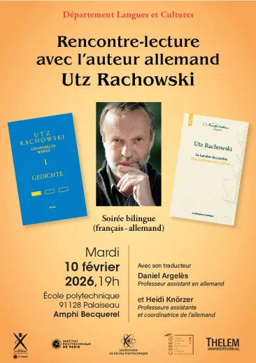 Lecture d’Utz Rachowki - 10 février 2026