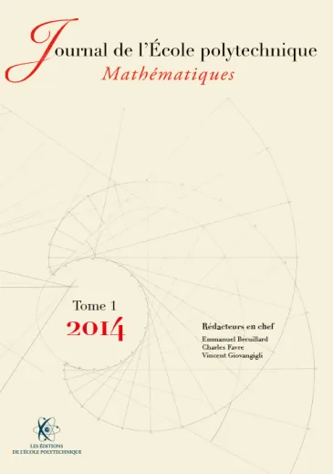 Tome 1 - 2014 - Journal de l'École polytechnique
