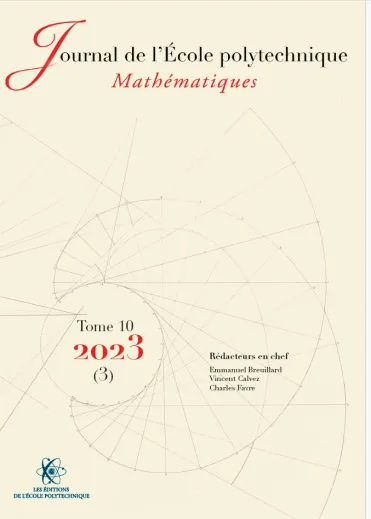Tome 10, volume 3 - 2023 - Journal de l'École polytechnique