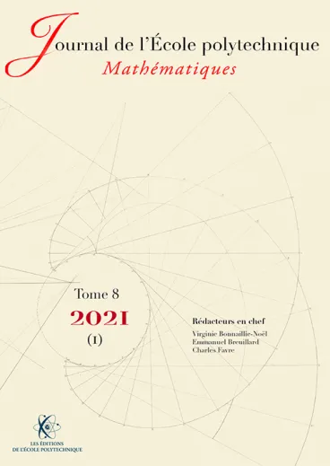 Tome 8, volume 1 - 2021 - Journal de l'École polytechnique