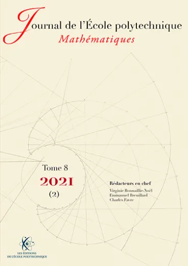 Tome 8, volume 2 - 2021 - Journal de l'École polytechnique