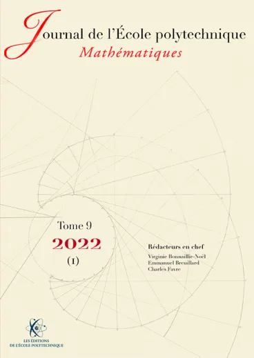 Tome 9, volume 1 - 2022 - Journal de l'École polytechnique