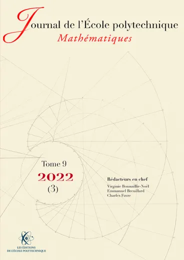 Tome 9, volume 3 - 2022 - Journal de l'École polytechnique