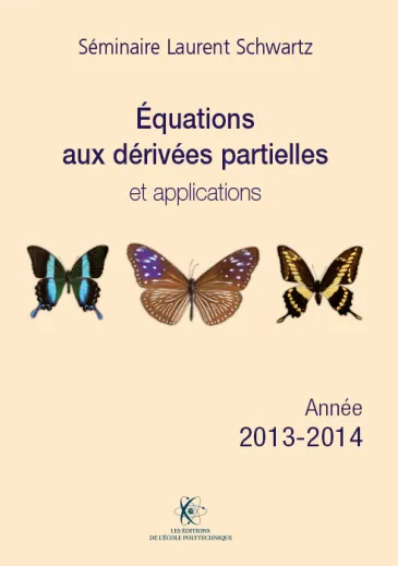 Équations aux dérivées partielles et applications 2013-2014