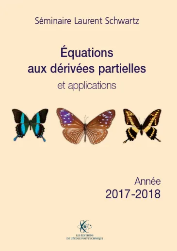 Équations aux dérivées partielles et applications 2017-2018