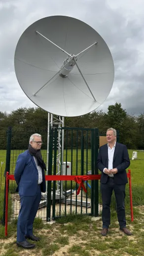 Inauguration de l'antenne Bande S - SYLVIE 