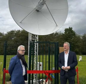 Inauguration de l'antenne Bande S - SYLVIE 