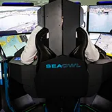 Un navire sans équipage de SeaOwl téléopéré par satellite depuis l’X