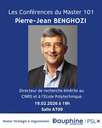 Ceux qui ont fait le management, intervention de Pierre Jean Benghozi