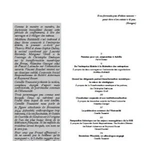 Special issues of the Libellio, Coronam series.