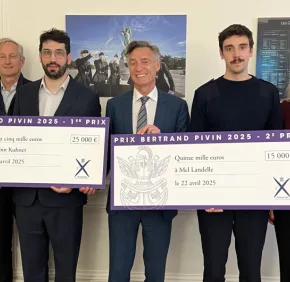 Robin Kuhner , lauréat du prix Bertrand Pivin 2025