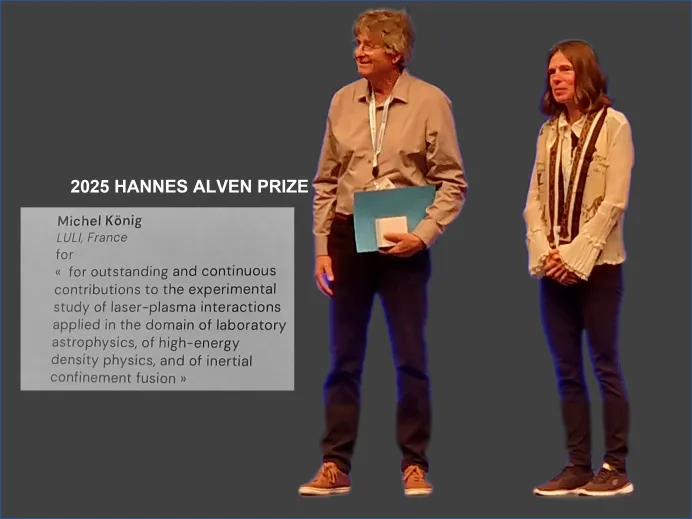 Hannes Alvèn Prize at the 2026 EPS DPP conference