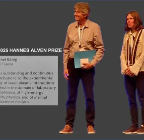 Hannes Alvèn Prize at the 2026 EPS DPP conference