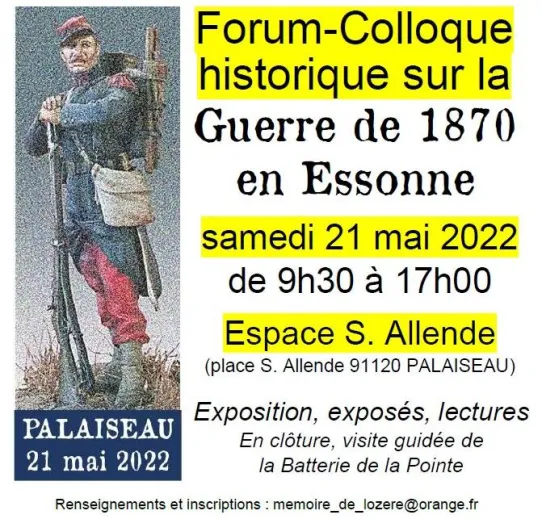 Un colloque et forum sur la guerre de 1870 à Palaiseau