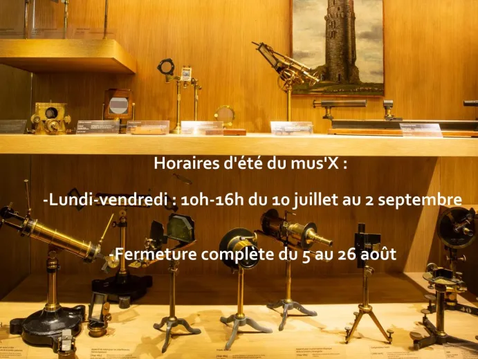 Ouverture du mus'X pendant l'été 2023