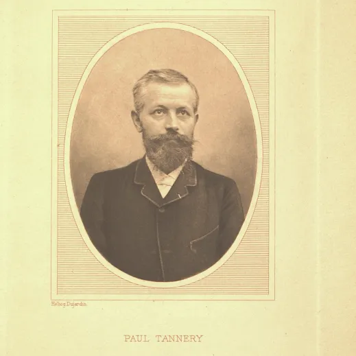 Exposition en ligne : la publication des Mémoires scientifiques de Paul Tannery (X1861)