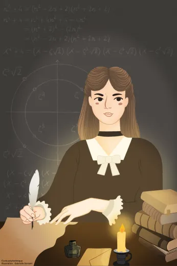 Sophie Germain © Ecole polytechnique et Gabrielle Gersant 2020 Sophie Germain à l’honneur pour la Journée Ada Lovelace