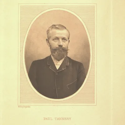 Exposition en ligne : la publication des Mémoires scientifiques de Paul Tannery (X1861)