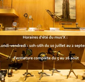 Ouverture du mus'X pendant l'été 2023